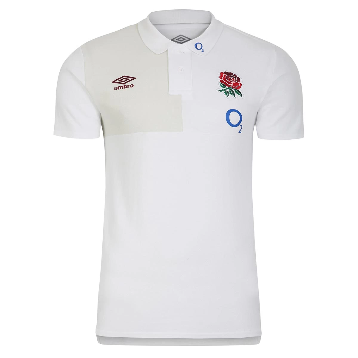 UMBRO England Mens Polo - Brilliant White 2024 3 UMBRO England Mens Polo - Brilliant White 2024