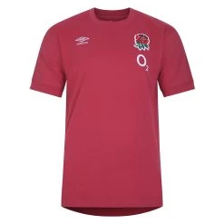 UMBRO England Mens Leisure T-Shirt - Earth Red 2024