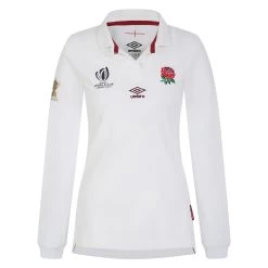UMBRO England Womens Rugby World Cup 2023 Classic Home Rugby Shirt