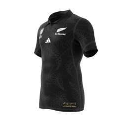 ADIDAS RWC 2023 Mens All Blacks 200 Years Of Rugby Players Home Shirt