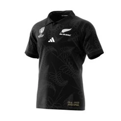 ADIDAS RWC 2023 Mens All Blacks 200 Years Of Rugby Home Rugby Shirt