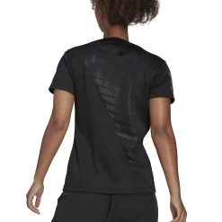 ADIDAS New Zealand Womens Black Ferns Rugby Shirt - Black Short Sleeve -Rugby Apparel black ferns rwc shirt model back