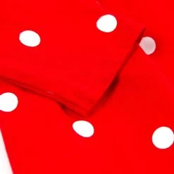 Brecrest Babies Wales Polkadot Dress - Red -Rugby Apparel brecrest wal polka dress sleeve detail