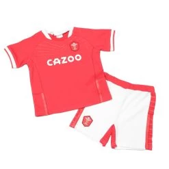 Brecrest Babies Wales Home T-Shirt And Shorts - Red