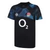 UMBRO England Kids Rugby Training Shirt - Short Sleeve Black 2023 -Rugby Apparel eng k training shirt blk front