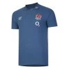 UMBRO England Mens Polo Shirt - Ensign Blue 2023 1 UMBRO England Mens Polo Shirt - Ensign Blue 2023 -Rugby Apparel eng m polo shirt blu front