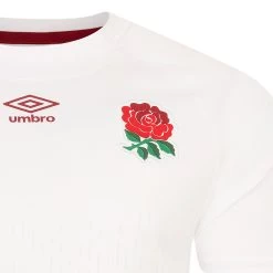UMBRO England Mens Rugby World Cup 2023 Home Rugby Shirt -Rugby Apparel eng m rwc2023 hme rugby shirt badge