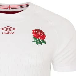 UMBRO England Mens Rugby World Cup 2023 Pro Home Rugby Shirt -Rugby Apparel eng m rwc2023 pro home rugby shirt badge