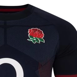 UMBRO England Mens Alternate Rugby Shirt - Short Sleeve 2024 -Rugby Apparel eng mens alt rugby shirt 2024 rose