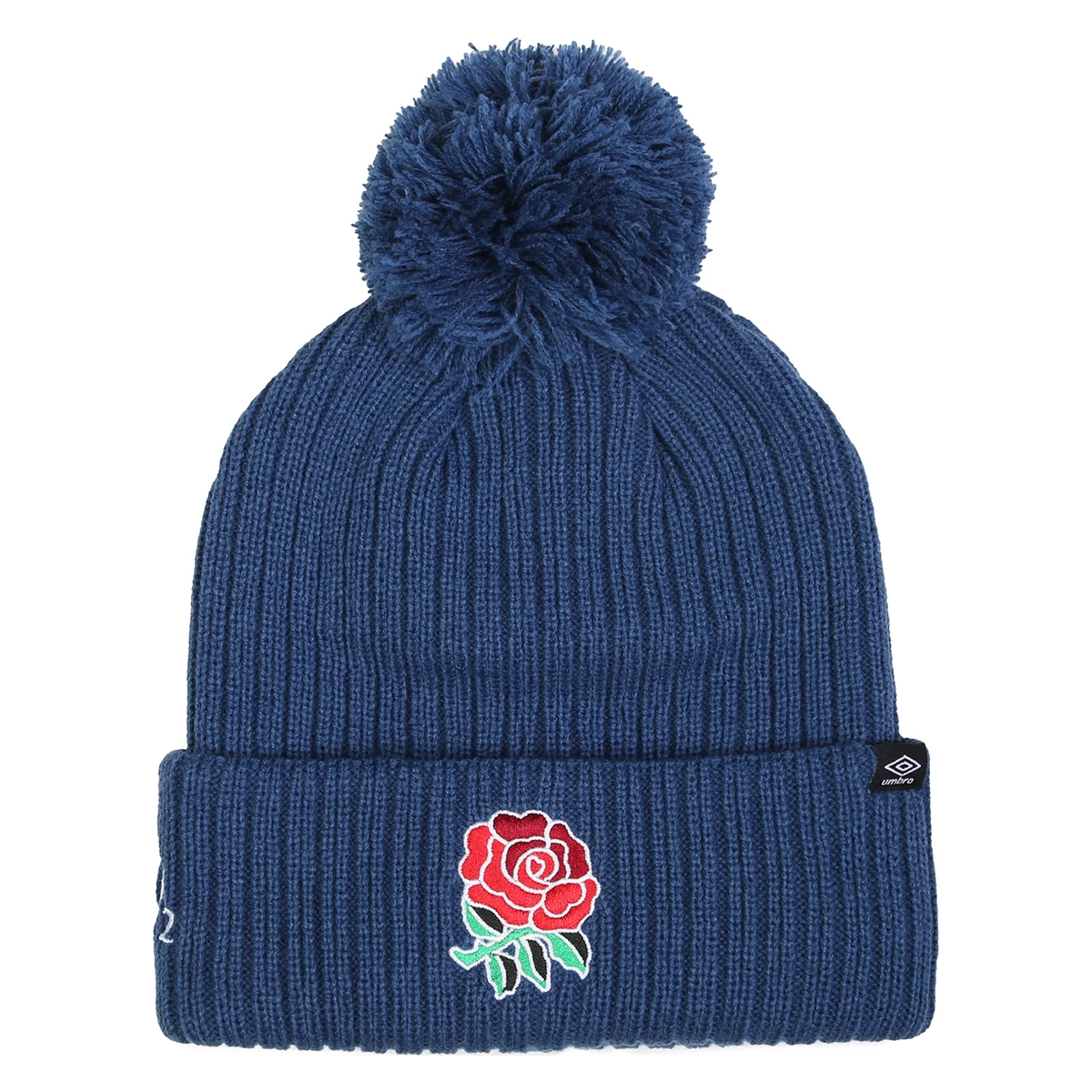 UMBRO England Adults Pom Pom Beanie - Ensign Blue 2023 3 UMBRO England Adults Pom Pom Beanie - Ensign Blue 2023