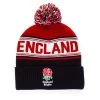 England Text Pom Pom Hat 2 England Text Pom Pom Hat -Rugby Apparel eng text pom pom beanie front