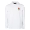 England Mens 1871 Origins Rugby Shirt - Long Sleeve White -Rugby Apparel england 1871 rugby shirt white front