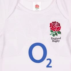 England Babies Bodysuits - White 2024 -Rugby Apparel england babies bodysuits white home