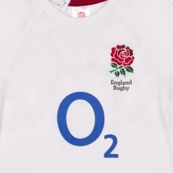 England Babies Sleepsuit - White 2024 -Rugby Apparel england babies sleepsuit white rose