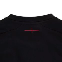 UMBRO England Kids Alternate Rugby Shirt - Short Sleeve Black 2023 -Rugby Apparel england k alt shirt neck