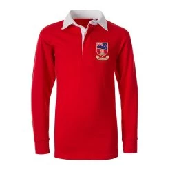 Womens World Cup 2022 - England Kids Classic Rugby Shirt - Red