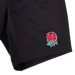 UMBRO England Mens Alternate Rugby Shorts - Black 2023 -Rugby Apparel england m alt shorts badge