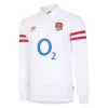 UMBRO England Mens Classic Home Rugby Shirt - Long Sleeve White 2023 1 UMBRO England Mens Classic Home Rugby Shirt - Long Sleeve White 2023 -Rugby Apparel england m home classic ls front
