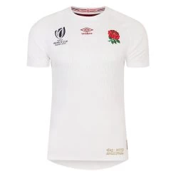 UMBRO RWC 2023 Mens England 200 Years Of Rugby Pro Home Rugby Shirt
