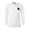England Mens Classic Rugby Shirt - Long Sleeve White -Rugby Apparel england rugby shirt white mens front