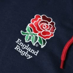 England X Rugby World Cup 2023 Mens Pullover Hoodie Navy -Rugby Apparel england rwc2023 mens hoodie navy embroidery