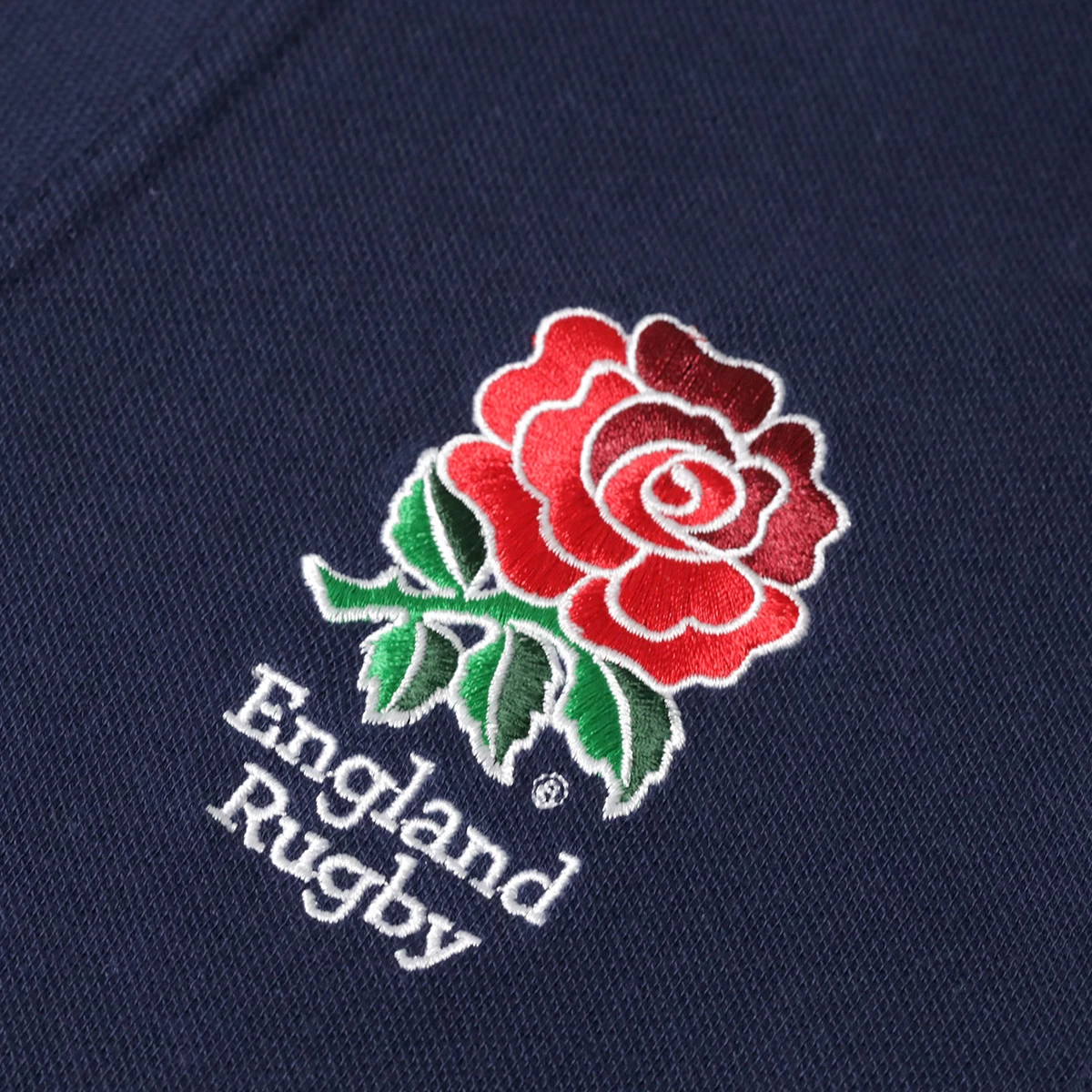 England X Rugby World Cup 2023 Womens Cotton Polo - Navy 5 England X Rugby World Cup 2023 Womens Cotton Polo - Navy - Image 3