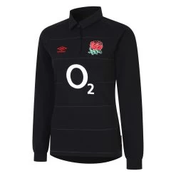 UMBRO England Womens Classic Alternate Rugby Shirt - Long Sleeve 2023