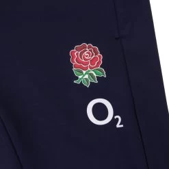 UMBRO England Mens Tapered Track Pants - Navy Blazer 2024 -Rugby Apparel englandmenstaparedtrackpants badges