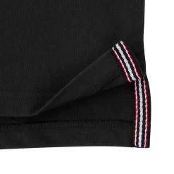 Fiji Mens World Cup Heavyweight Rugby Shirt - Long Sleeve Black -Rugby Apparel fiji rwc2023 heavyweight rugby shirt hem