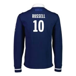 Scotland Mens RWC Heroes RUSSELL Rugby Shirt -Navy Long Sleeve
