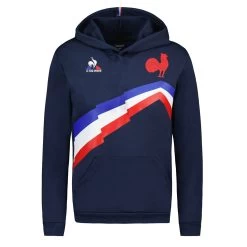 Le Coq Sportif France Kids Pullover Hoodie - Navy 2023