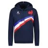 Le Coq Sportif France Mens Pullover Hoodie - Navy 2023 2 Le Coq Sportif France Mens Pullover Hoodie - Navy 2023 -Rugby Apparel fra m hoodie nvy front