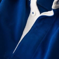 France Mens Summer Tour Classic Heavyweight Rugby Shirt - 2022 -Rugby Apparel france summer tour heavyweight rugby collar