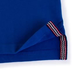 France Mens Summer Tour Classic Heavyweight Rugby Shirt - 2022 -Rugby Apparel france summer tour heavyweight rugby hem