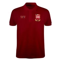 Georgia Mens World Cup Classic Polo Shirt - Burgundy