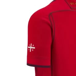 MACRON Georgia Mens Rugby World Cup 2023 Home Rugby Shirt 11 MACRON Georgia Mens Rugby World Cup 2023 Home Rugby Shirt -Rugby Apparel georgia mens rwc2023 home rugby shirt flag