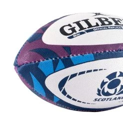 Gilbert Scotland Replica Mini Rugby Ball -Rugby Apparel gilbert sco rugby ball mini detail