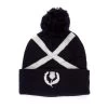 Glenmuir Adults Scotland Saltire Pom Pom Hat - Navy 2 Glenmuir Adults Scotland Saltire Pom Pom Hat - Navy -Rugby Apparel glenmuir sco beanie navy front
