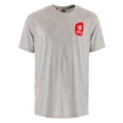Rugby World Cup 2023 Mens 20 Nations Map T-Shirt - Grey