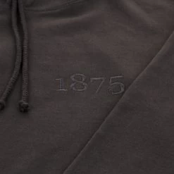 Ireland Mens 1875 Large Logo Hoodie - Jet Black -Rugby Apparel ireland 1875 hoodie black badge v2