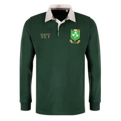 Ireland Mens World Cup Heavyweight Rugby Shirt - Bottle