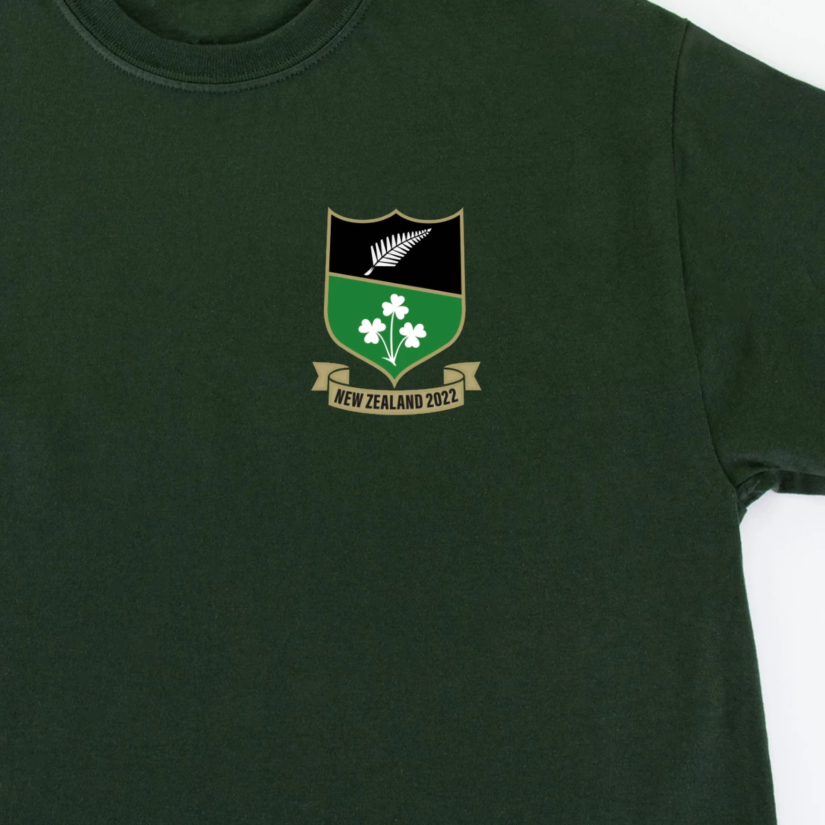 Ireland Mens Summer Tour Classic T-Shirt - Bottle Green 2022 5 Ireland Mens Summer Tour Classic T-Shirt - Bottle Green 2022 - Image 3