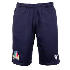 MACRON Italy Mens Training Gym Shorts - Navy 2023
