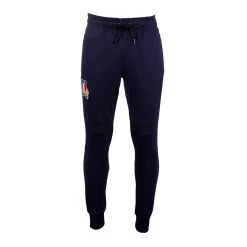MACRON Italy Mens Travel Brushed Cotton Pants - Navy