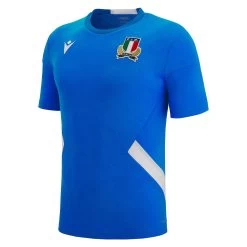 MACRON Italy Mens Training Gym T-Shirt - Azzurri 2023