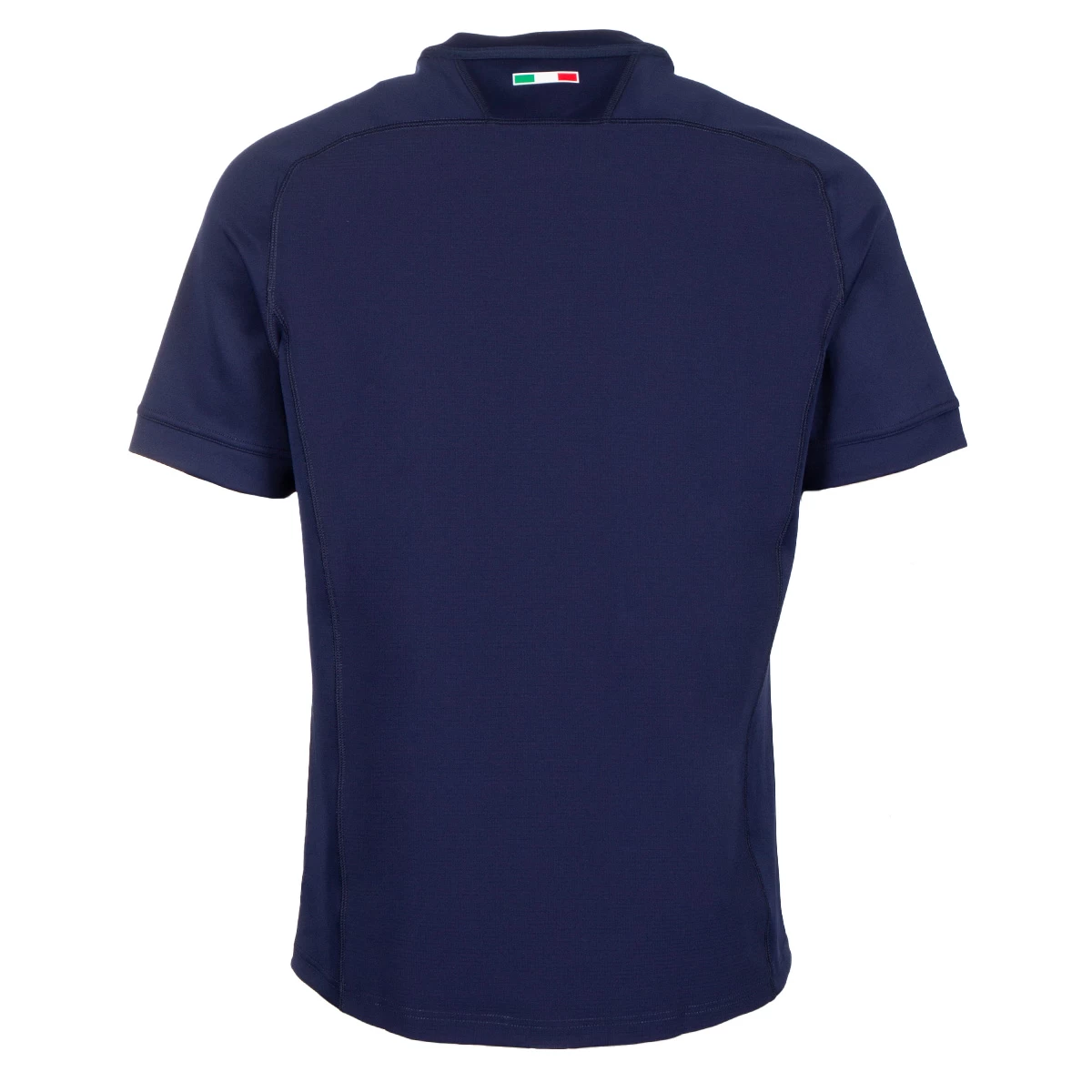MACRON Italy Mens Training Rugby Shirt - Short Sleeve Navy 2023 4 MACRON Italy Mens Training Rugby Shirt - Short Sleeve Navy 2023 - Image 2