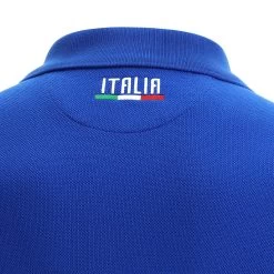 Macron Italy Mens Classic Home Rugby Shirt - Long Sleeve -Rugby Apparel ita men classic home shirt ls bck detail