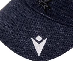 MACRON Italy Adults Cap - Navy 2023 -Rugby Apparel italy adults cap navy 2023 logo