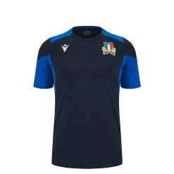 MACRON Italy Kids Training T-Shirt - Navy 2024
