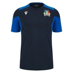 MACRON Italy Mens Training T-Shirt - Navy 2024